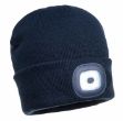 Picture of Portwest - Beanie USB Rechargeable LED Head Light  - Navy B029NAR