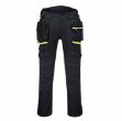 Picture of Portwest - DX4 Detachable Holster Pocket Trouser - Black, Size: 38, DX440BKR38