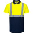 Picture of Hi Vis 2 Tone Polo Shirt Ye/Na Medium S479YNRM