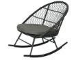 Picture of Lisbon Wicker Rocking Chair Black