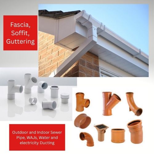 Picture for category Guttering, Soffit, Fascia & Sewer Pipe