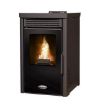 Picture of Aunbps Stanley Aura 7.3kw Free Standing Pellet Stove Black