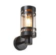 Picture of ZN-40004-BLK/Brs Gada 1lt E27 Wall Light Blk