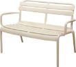 Picture of Bench Stackable Polypropylene Colour: Beige